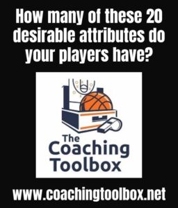 Coaching Basketball Player Attributes