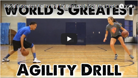 Split The Circle Basketball Agility Drill