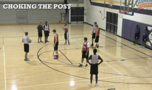 Choking the Post Defensive Drill