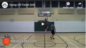 Dump Off Post Finishing Drill