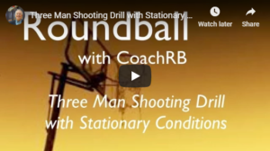 Basketball Drills Three Player Shooting with Conditions