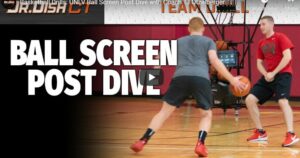 Ball Screen Post Dive Shooting Drill